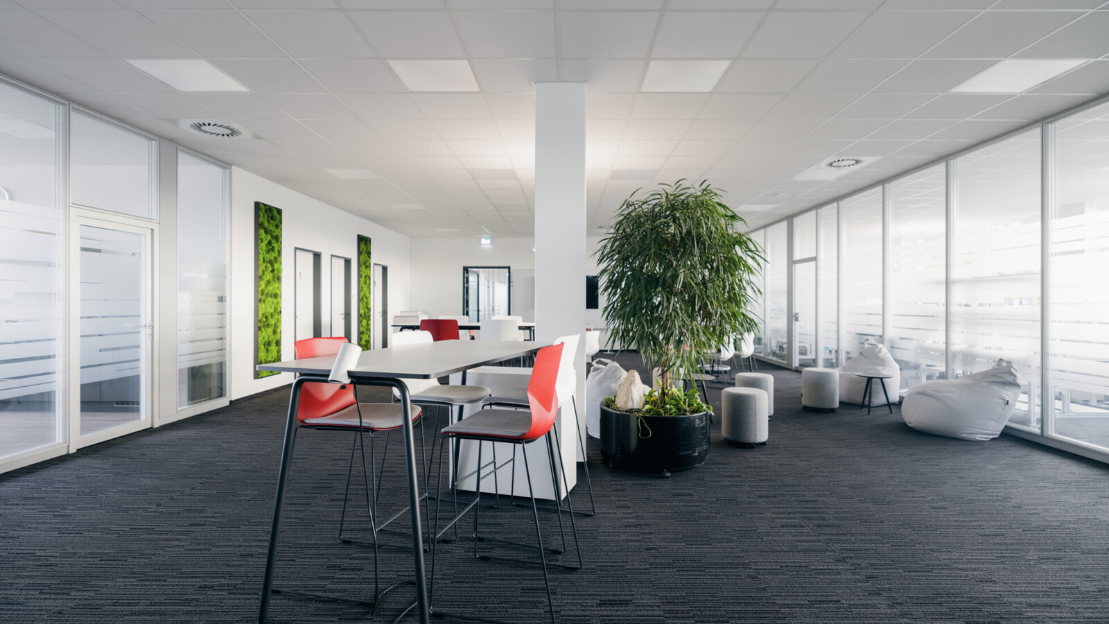 Wir fördern eine Wohlfühl-Atmosphäre und Ihre Gesundheit durch Angebote wie Firmenfitness, tägliches Obst und gemeinsame Teamevents.